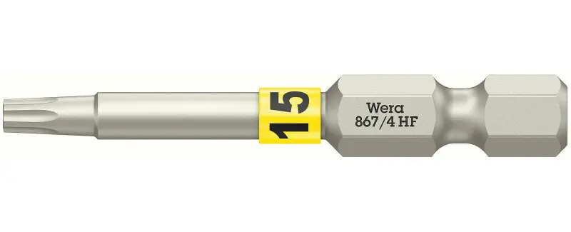 Wera 060507 Šroubovací bit 1/4" TX 15 867/4 Torx® HF s přidržovací funkcí (W05060507001)
