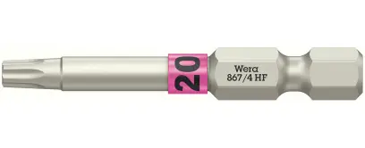 Wera 060508 Šroubovací bit 1/4" TX 20 867/4 Torx® HF s přidržovací funkcí (W05060508001)