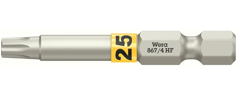 Wera 060509 Šroubovací bit 1/4" TX 25 867/4 Torx® HF s přidržovací funkcí (W05060509001)