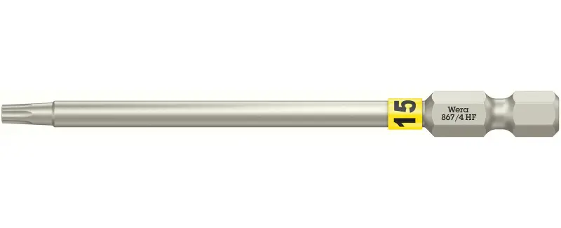 Wera 060513 Šroubovací bit 1/4" TX 15 867/4 Torx® HF s přidržovací funkcí (W05060513001)
