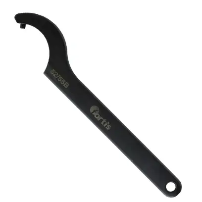 Hákový klíč DIN1810B s čepem 120-130mm FORTIS
