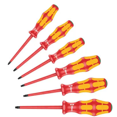 Wera 133356 Sada šroubováků Kraftform Plus, 167 i/6 TORX, 6d., 1000V (W05133356001)