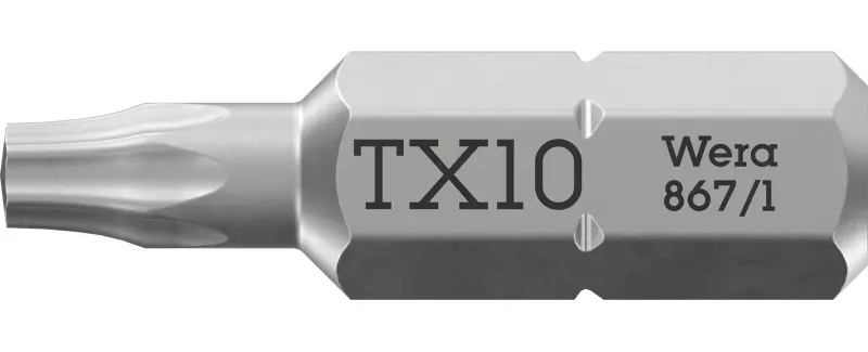 Wera 066485 Šroubovací bit 1/4" TX 10x25 mm typ 867/1 TORX® (W05066485001)