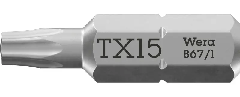 Wera 066486 Šroubovací bit 1/4" TX 15x25 mm typ 867/1 TORX® (W05066486001)