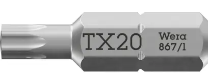 Wera 066487 Šroubovací bit 1/4" TX 20x25 mm typ 867/1 TORX® (W05066487001)