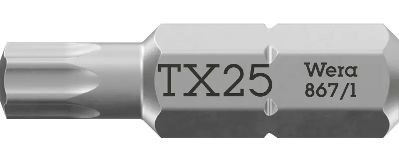 Wera 066488 Šroubovací bit 1/4" TX 25x25 mm typ 867/1 TORX® (W05066488001)