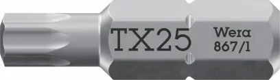 Wera 066488 Šroubovací bit 1/4" TX 25 x 25 mm typ 867/1 TORX® (W05066488001)