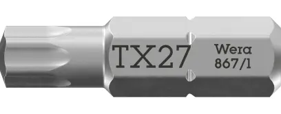 Wera 066489 Šroubovací bit 1/4" TX 27x25 mm typ 867/1 TORX® (W05066489001)