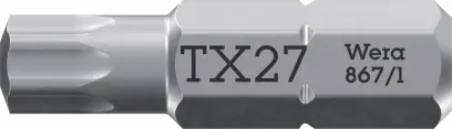 Wera 066489 Šroubovací bit 1/4" TX 27 x 25 mm typ 867/1 TORX® (W05066489001)