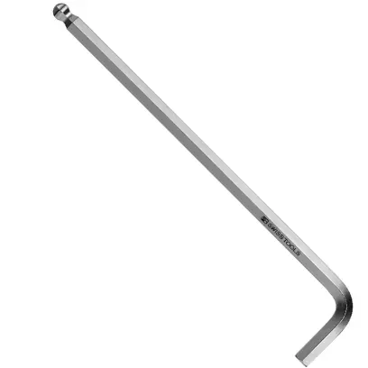 Zástrčný klíč inbus 3/32" PB Swiss Tools 212Z.L 3/32 kulová hlava, dlouhý, DIN 911L, chromovaný