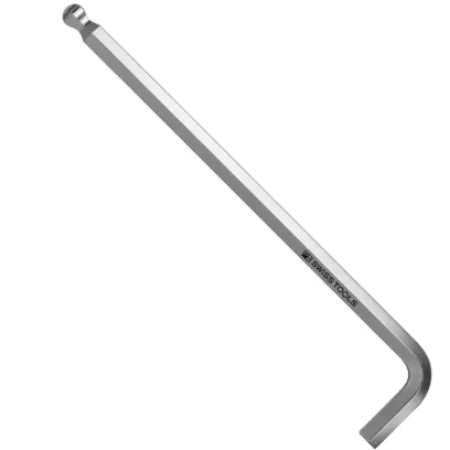 Zástrčný klíč inbus 14 mm PB Swiss Tools 212.L 14 kulová hlava, dlouhý, DIN 911L, chromovaný