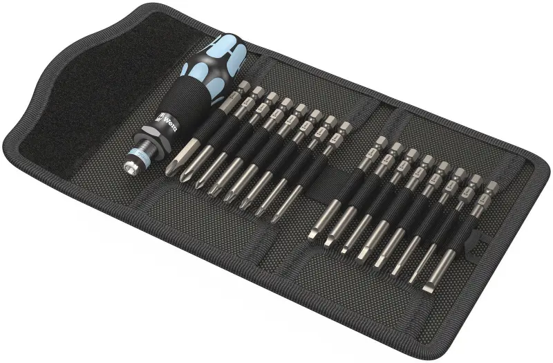 Wera 071117 Šroubováky Kraftform Kompakt 60 Stainless Imperial, palcové. Sada 17 ks (W05071117001)
