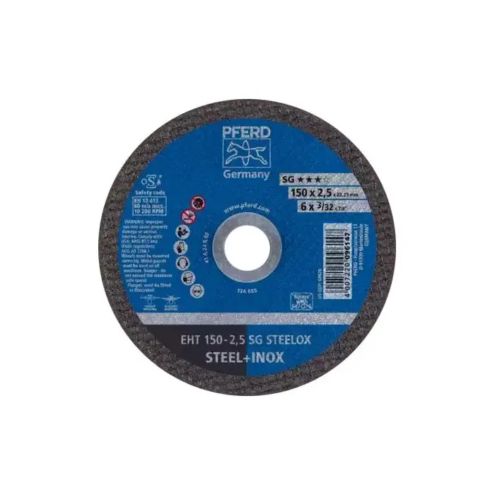 Rozbrušovací kotouč Pferd EHT 150-2,5 SG STEELOX (PF4007220096147)