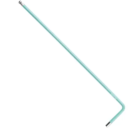 Zástrčný klíč Rainbow inbus 1,5 mm PB Swiss Tools 212.L 1,5 LG kulová hlava, dlouhý, DIN 911L, světle modrá