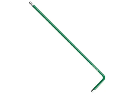 Zástrčný klíč Rainbow inbus 2 mm PB Swiss Tools 212.L 2 GR kulová hlava, dlouhý, DIN 911L, zelená
