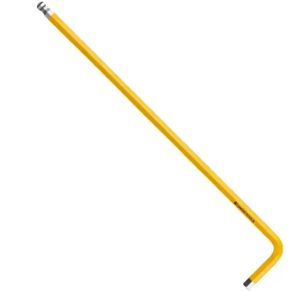 Zástrčný klíč Rainbow inbus 4 mm PB Swiss Tools 212.L 4 YE kulová hlava, dlouhý, DIN 911L, růžová