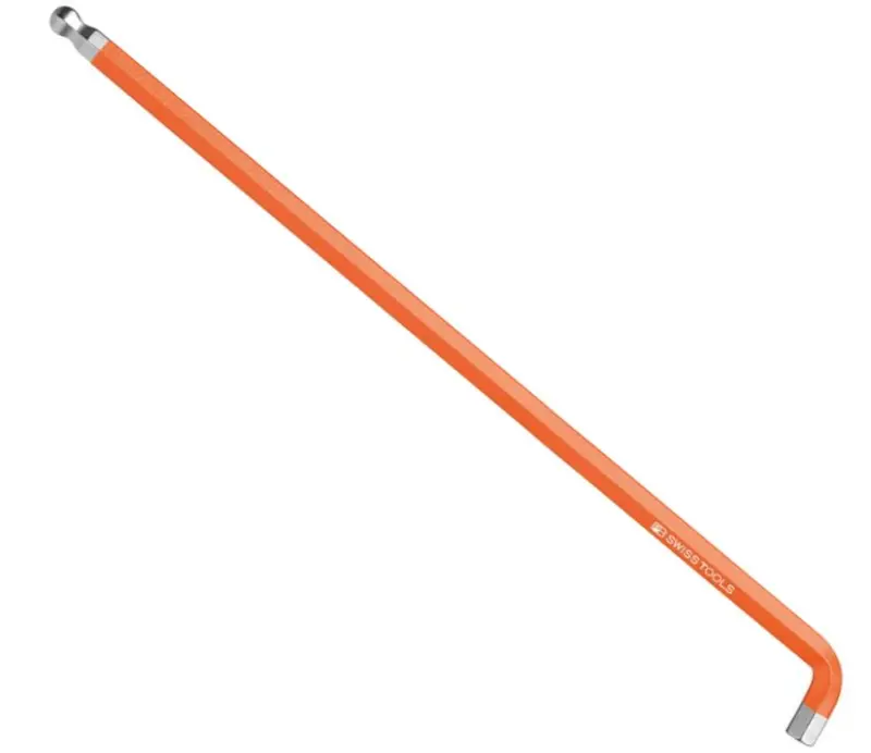 Krátký inbusový klíč zahn utý 100° Rainbow s kulovo u hlavou 5 mm PB Swiss To ols