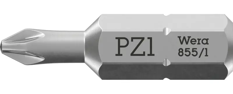 Wera 072080 Šroubovací bit 1/4" Hex PZ 1 x 25 mm, typ 855/1 Z pro křížové šrouby Pozidriv (W05072080001)