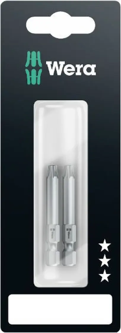 Wera 073470 Šroubovací bity 1/4" Torx TX 10 867/4 Z SB (3 ks) (W05073470001)