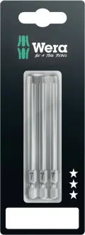 Wera 073473 Šroubovací bity 1/4" Torx TX 25 867/4 Z SB (3 ks) (W05073473001)