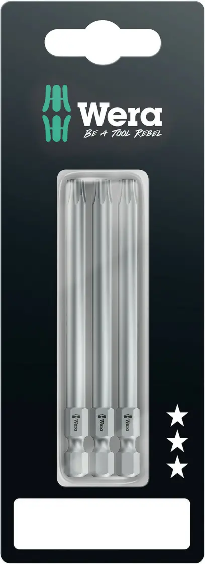 Wera 073474 Šroubovací bity 1/4" Torx TX 30 867/4 Z SB (3 ks) (W05073474001)