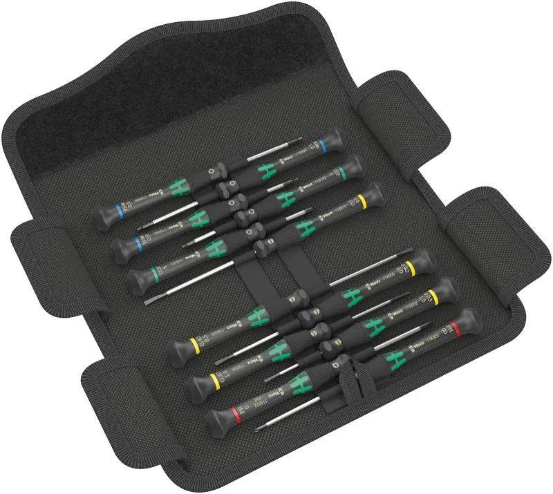 Wera 073675 Sada šroubováků pro elektroniku Kraftform Micro 12 Universal 1 (Sada 12 dílů) (W05073675001)