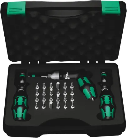 Wera 074739 Sada momentových šroubováků Kraftform 7440/41/42 (0,3-6,0 Nm) (W05074739001)