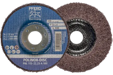 Brusný kotouč POLINOX Pferd PNL 115-22,23 A 100 (PF4007220104224)