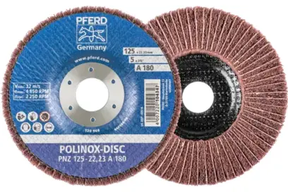 Brusný kotouč POLINOX Pferd PNZ 125-22,23 A 180 (PF4007220104347)