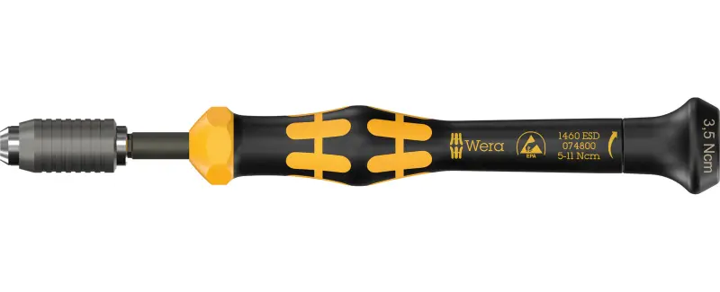 Wera 074800 Přednastavitelný momentový šroubovák Kraftform 1460 Micro ESD (0,035 Nm) (W05074800010)