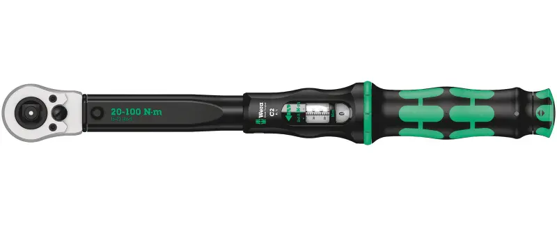 Wera 075625 Momentový klíč Wera Click-Torque C 2 Push R/L oboustranně nastavitelný (20 ­÷ 100 Nm) (W05075625001)