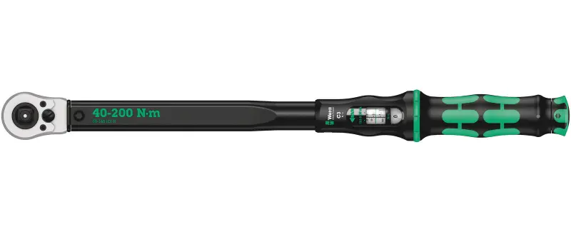 Wera 075626 Momentový klíč Wera Click-Torque C 3 Push R/L oboustranně nastavitelný (40 ­÷ 200 Nm) (W05075626001)