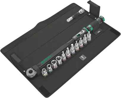 Wera 075680 Nastavitelný momentový klíč Click-Torque 40 ÷ 200 Nm s přepínací ráčnou 1/2" Click-Torque C 3 Set 1 (Sada 13 dílů) (W05075680001)