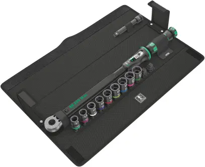 Wera 075681 Momentový klíč Click-Torque C 3 Set 2 s přepínací ráčnou 1/2" (40 ÷ 200 Nm) Sada pro zašroubování do betonu (W05075681001)