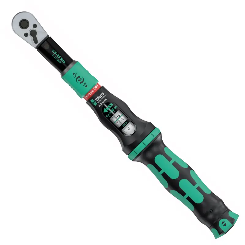 Wera 075690 Momentový klíč Wera Click-Torque Lock A 5 s přepínací ráčnou 1/4" (2,5 ÷ 25 Nm) (W05075690001)