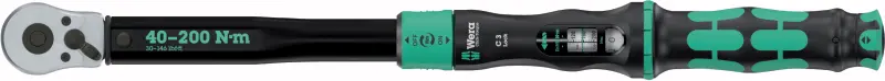 Wera 075692 Momentový klíč Wera Click-Torque Lock C 3 s přepínací ráčnou 1/2" (40 ÷ 200 Nm) (W05075692001)