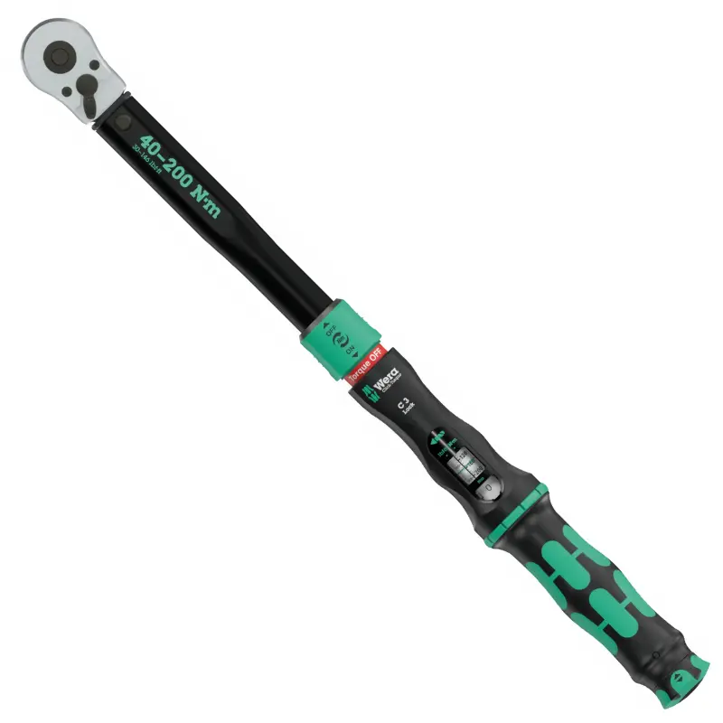 Wera 075692 Momentový klíč Wera Click-Torque Lock C 3 s přepínací ráčnou 1/2" (40 ÷ 200 Nm) (W05075692001)