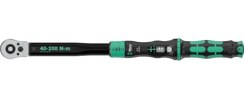 Wera 075695 Momentový klíč Wera Click-Torque Lock C 3 R/L s přepínací ráčnou 1/2" (40 ÷ 200 Nm) (W05075695001)