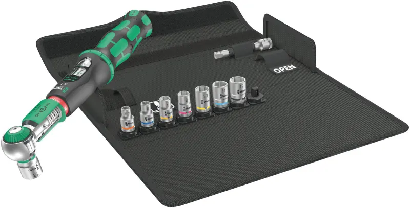 Wera 075830 Momentový klíč 1/4" Safe-Torque A 1 Set 1 (2 ÷ 12 Nm) [Sada 10 dílů] (W05075830001)