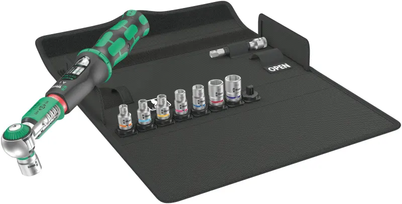 Wera 075831 Momentový klíč 1/4" Safe-Torque A 1 Imperial Set 1 (2 ÷ 12 Nm) [Palcová sada 10 dílů] (W05075831001)
