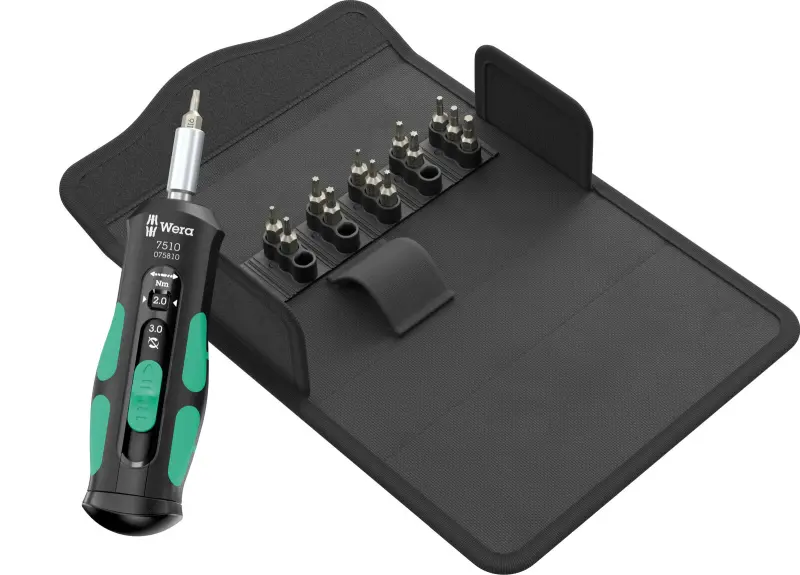 Wera 075840 Nářadí Safe-Torque Speed pro výměnu břitových destiček. Typ 7510/14 (Sada 14 dílů) 1 - 3 Nm (W05075840001)