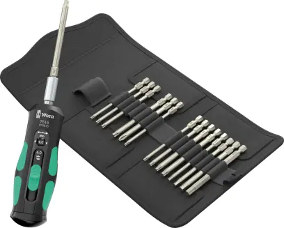 Wera 075851 Nářadí Safe-Torque Speed Universal 1. Typ 7515/16 (Sada 16 dílů) 2 - 6 Nm (W05075851001)