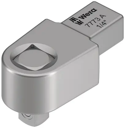 Wera 078200 Nástrčná hlava - čtyřhran 1/4'' pro momentové klíče s upnutím 9x12 mm (W05078200001)