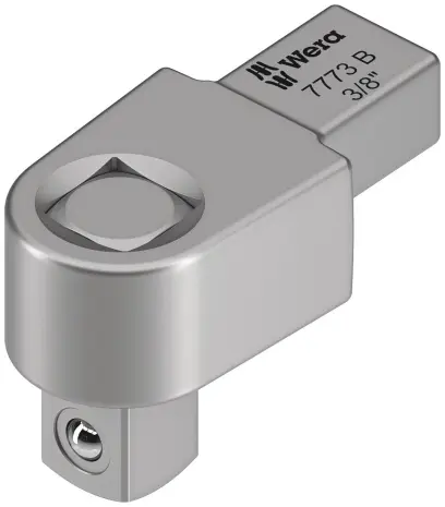 Wera 078205 Nástrčná hlava - čtyřhran 3/8'' pro momentové klíče s upnutím 9x12 mm (W05078205001)