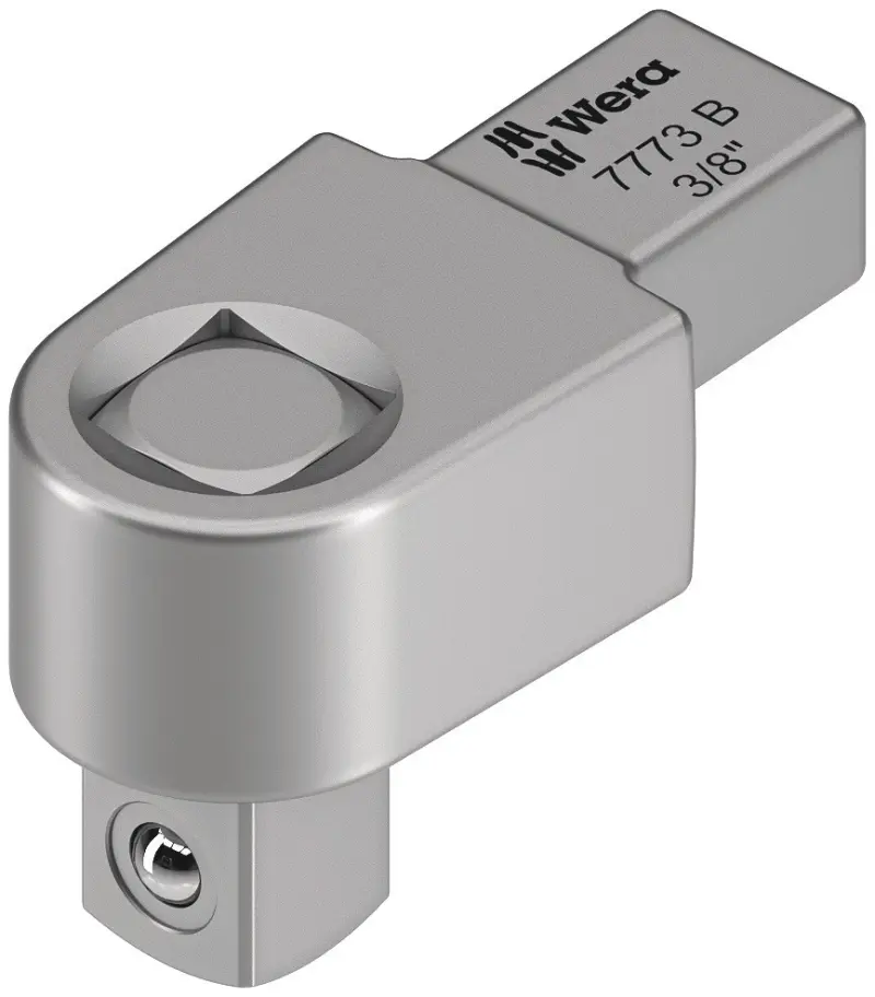 Wera 078205 Nástrčná hlava - čtyřhran 3/8'' pro momentové klíče s upnutím 9x12 mm (W05078205001)