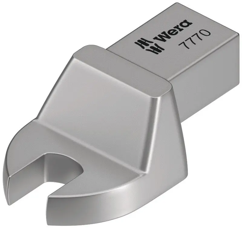 Wera 078602 Nástavec mom. klíče - otevřený klíč 9 mm. Typ 7770, Forma A (9 x 12 mm) (W05078602001)