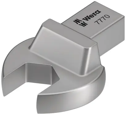 Wera 078610 Nástavec mom. klíče - otevřený klíč 17 mm. Typ 7770, Forma B (9 x 12 mm) (W05078610001)