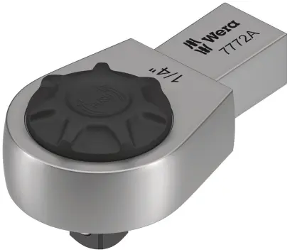 Wera 078635 Nástrčná, přepínací ráčna 1/4'' pro momentové klíče s upnutím 9x12 mm (W05078635001)
