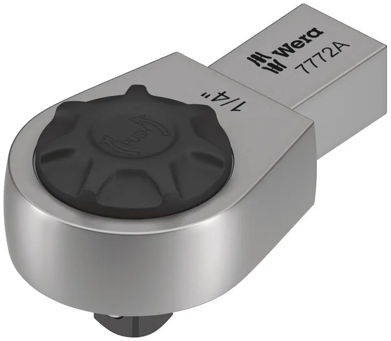 Wera 078635 Nástrčná, přepínací ráčna 1/4'' pro momentové klíče s upnutím 9x12 mm (W05078635001)