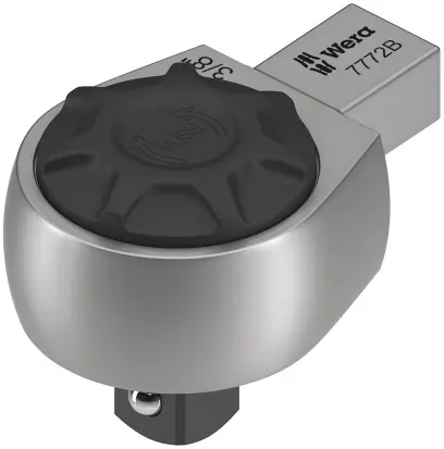 Wera 078636 Nástrčná, přepínací ráčna 3/8'' pro momentové klíče s upnutím 9x12 mm (W05078636001)